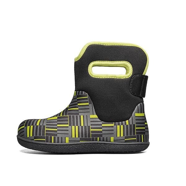 Bogs Youngster Phaser (black with green)