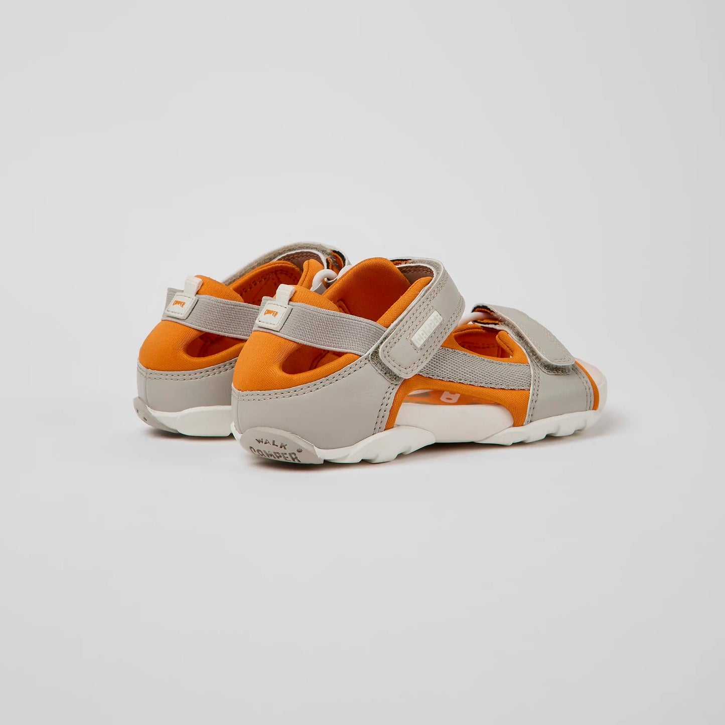 Ous Kids Sandals (grey and orange)