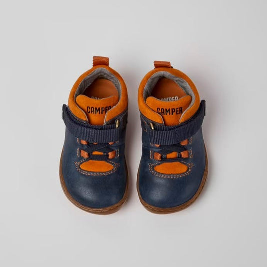 Peu Sneakers For Kids (navy & orange)