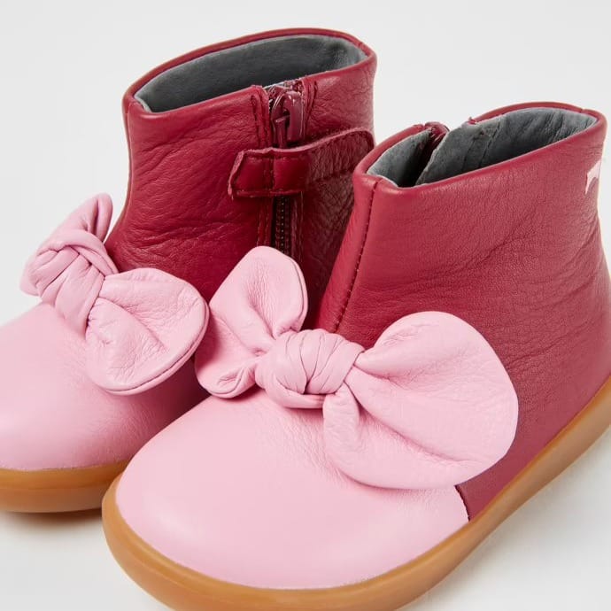 Peu Pursuit Boots For Kids (pink & light pink)