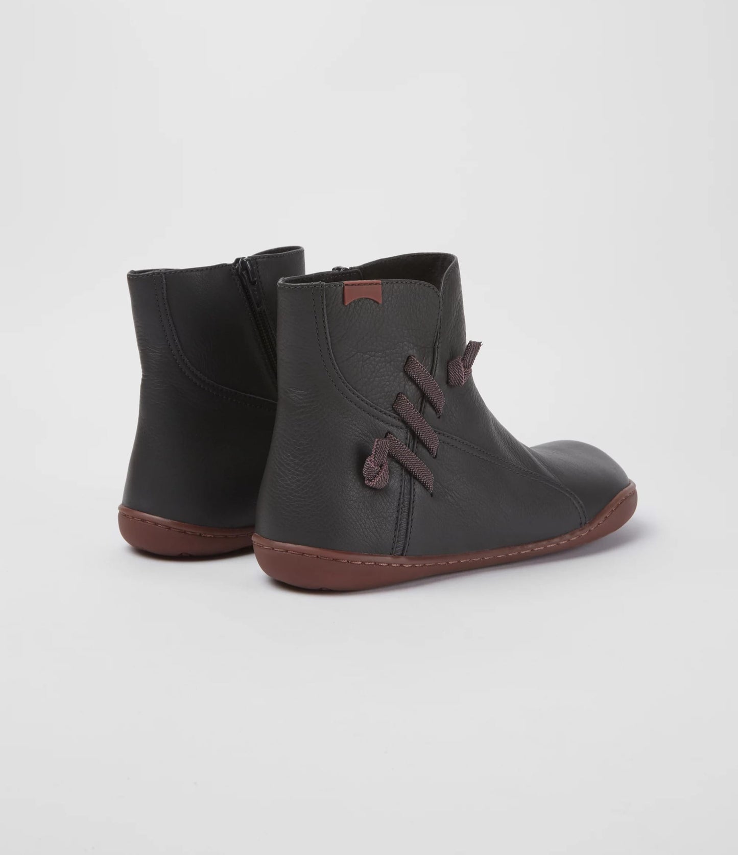 Peu Womens Ankle Boots (dark grey leather)