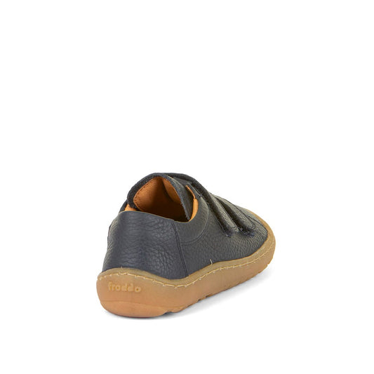 Leather Kids Sneakers (navy)