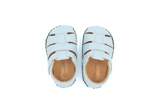 First-walker Barefoot Sandals "Little Kingfisher" (baby blue)
