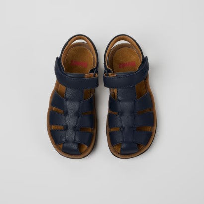 Bicho Sandals For Kids (dark blue leather)