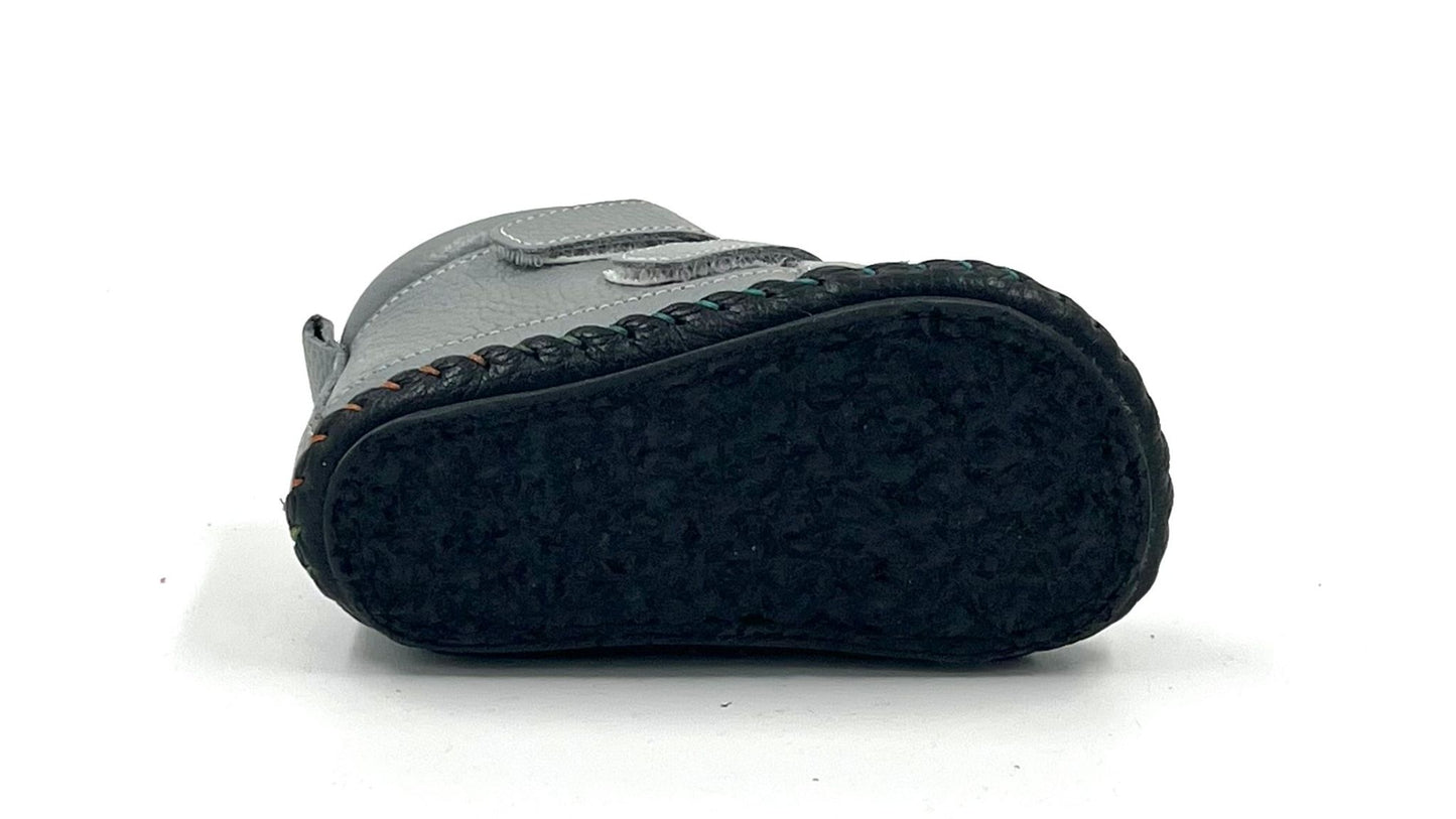 First-walker Barefoot Booties "Skylark 2" (grey)
