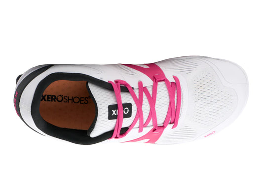 360 Rally Barefoot Training Shoes (white & fuchsia purple)