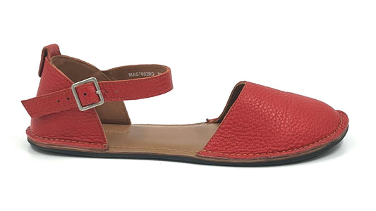 Barefoot Leather Shoes for Women "Crane" (poppy red)