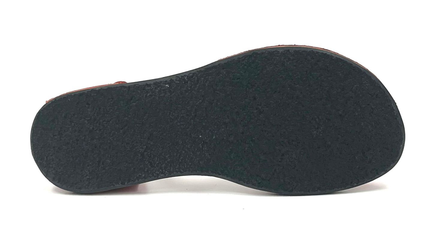 Barefoot Leather Shoes for Women "Crane" (poppy red)