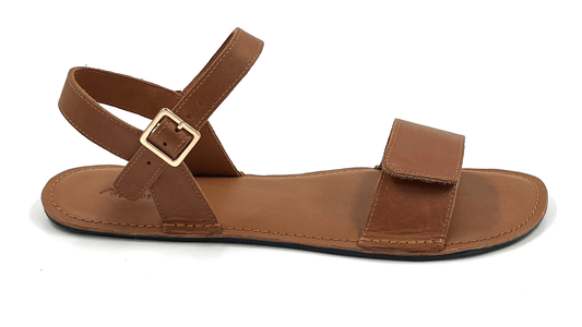 Barefoot Leather Sandals for Women "Ibis" (tan)