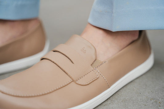 Buena unisex baskāju mokasīni (latte brūni)