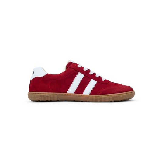 Barefoot Francie II Suede Sneakers (red)