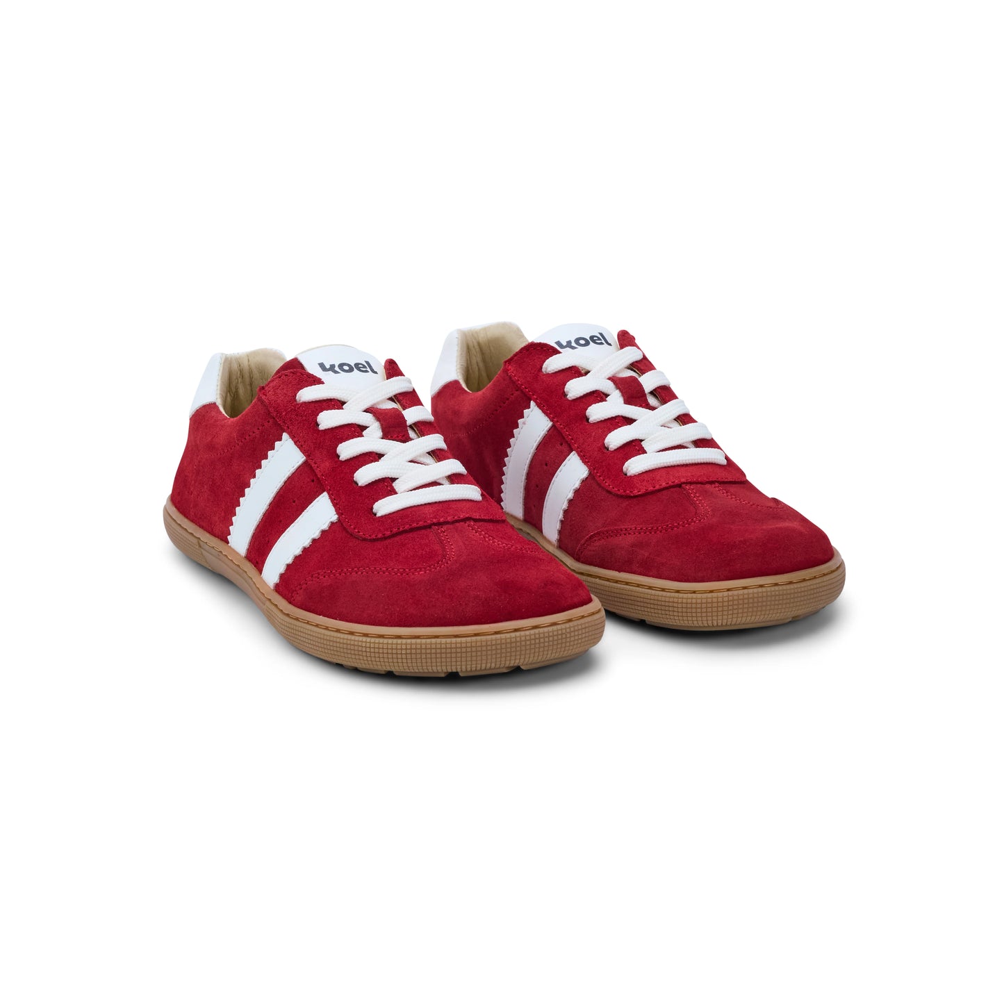 Barefoot Francie II Suede Sneakers (red)