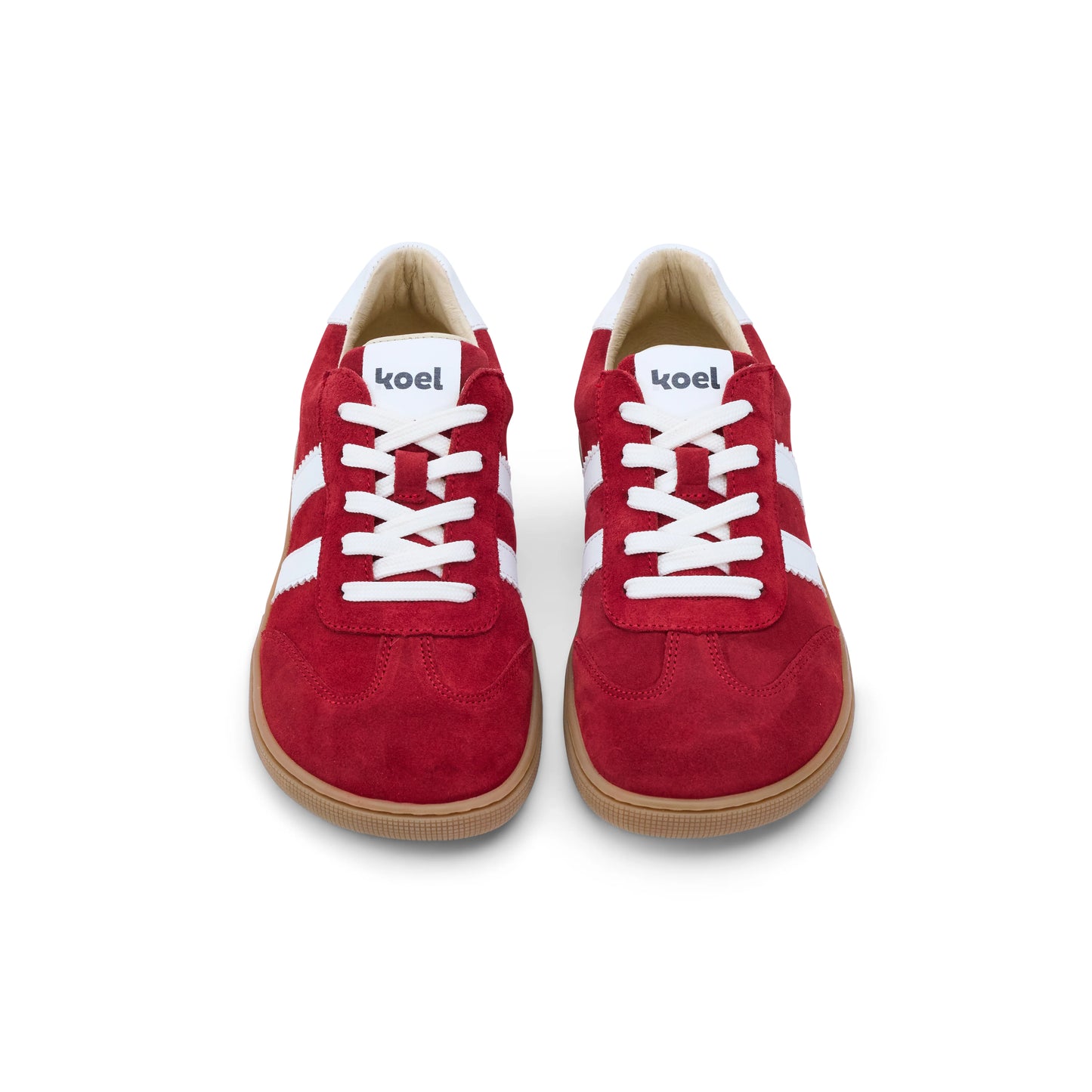 Barefoot Francie II Suede Sneakers (red)