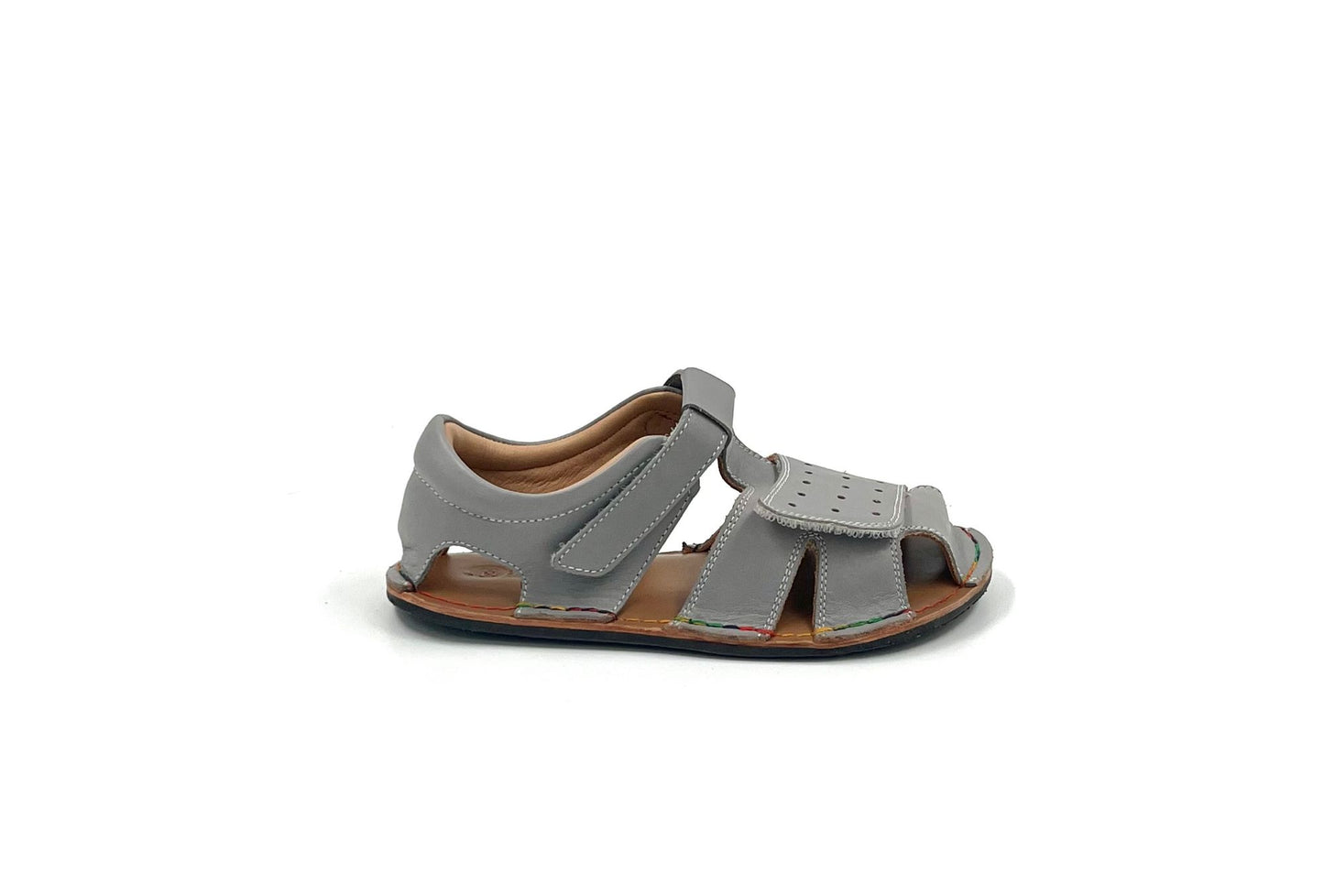 Barefoot Sandals for Kids "Sanderling" (grey)