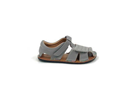 Barefoot Sandals for Kids "Sanderling" (grey)