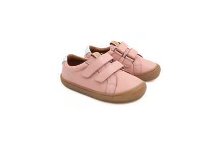 Barefoot Leather Sneakers for Kids "Snipe" (pink)