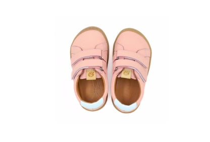 Barefoot Leather Sneakers for Kids "Snipe" (pink)
