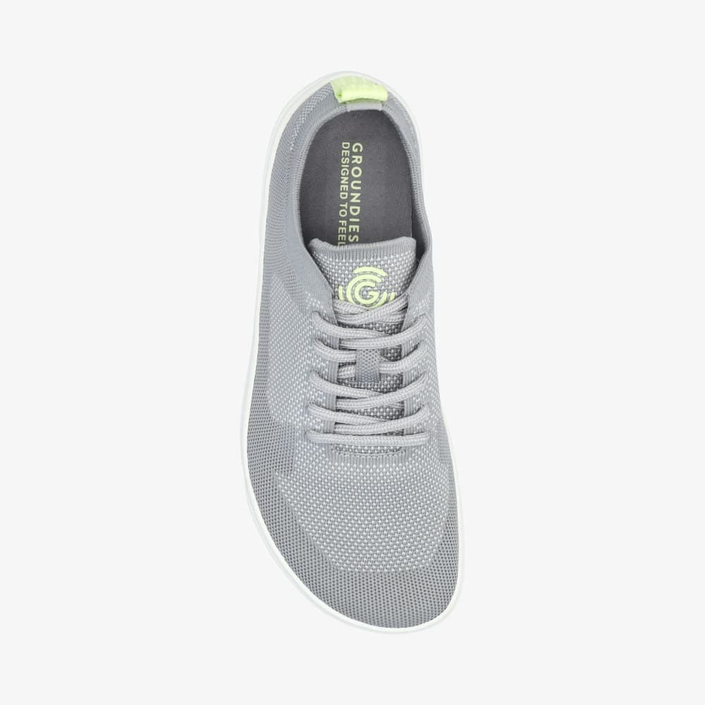GROUNDIES® Active Knit Men Sneakers (stone/lime)