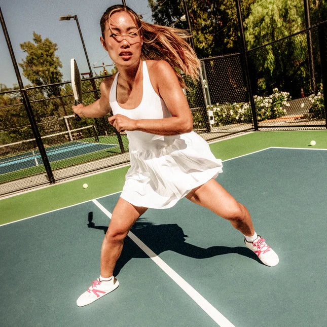 360 Rally Barefoot Training Shoes (white & fuchsia purple)