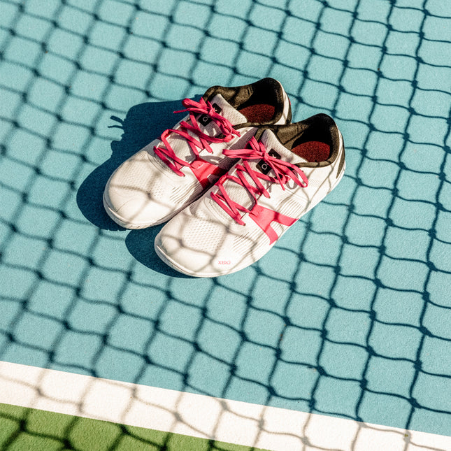 360 Rally Barefoot Training Shoes (white & fuchsia purple)