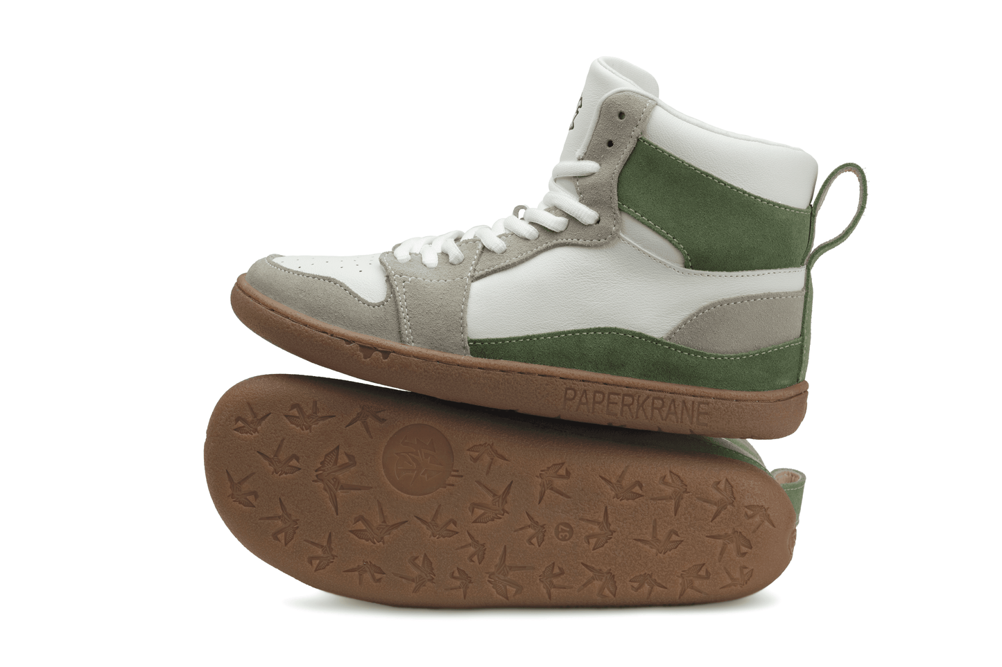Gumnut Sneakers (green, gray & white)