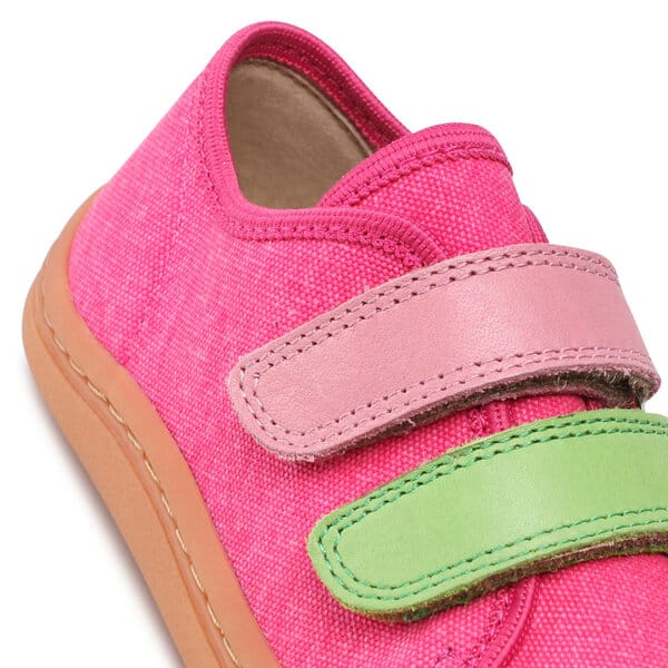 Children's Shoes Canvas (pink & green)