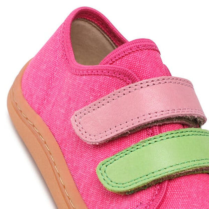 Children's Shoes Canvas (pink & green)
