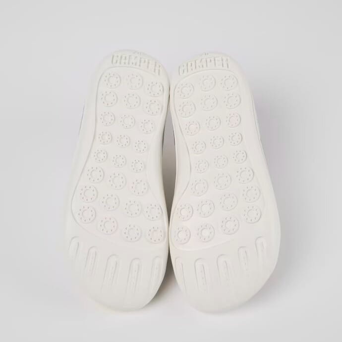 Leather Slip-on Twins (white & multicolored)