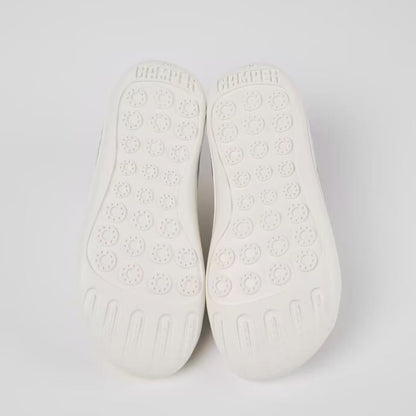 Leather Slip-on Twins (white & multicolored)