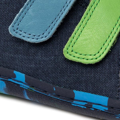 Children's Shoes Canvas (navy & green)