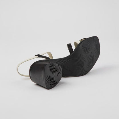 Twins Womens Sandals (black and white)