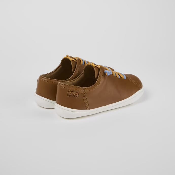 Leather Slip-on Peu (brown)
