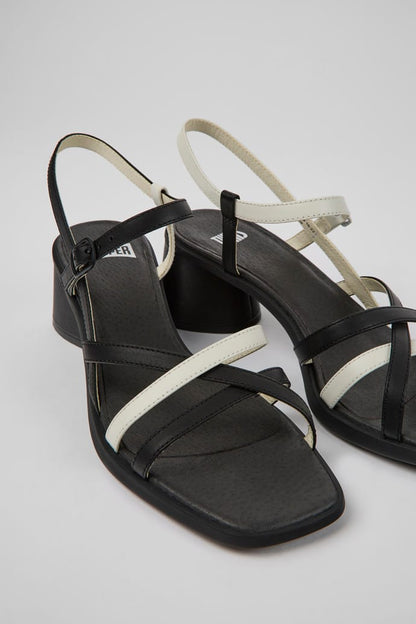 Twins Womens Sandals (black and white)