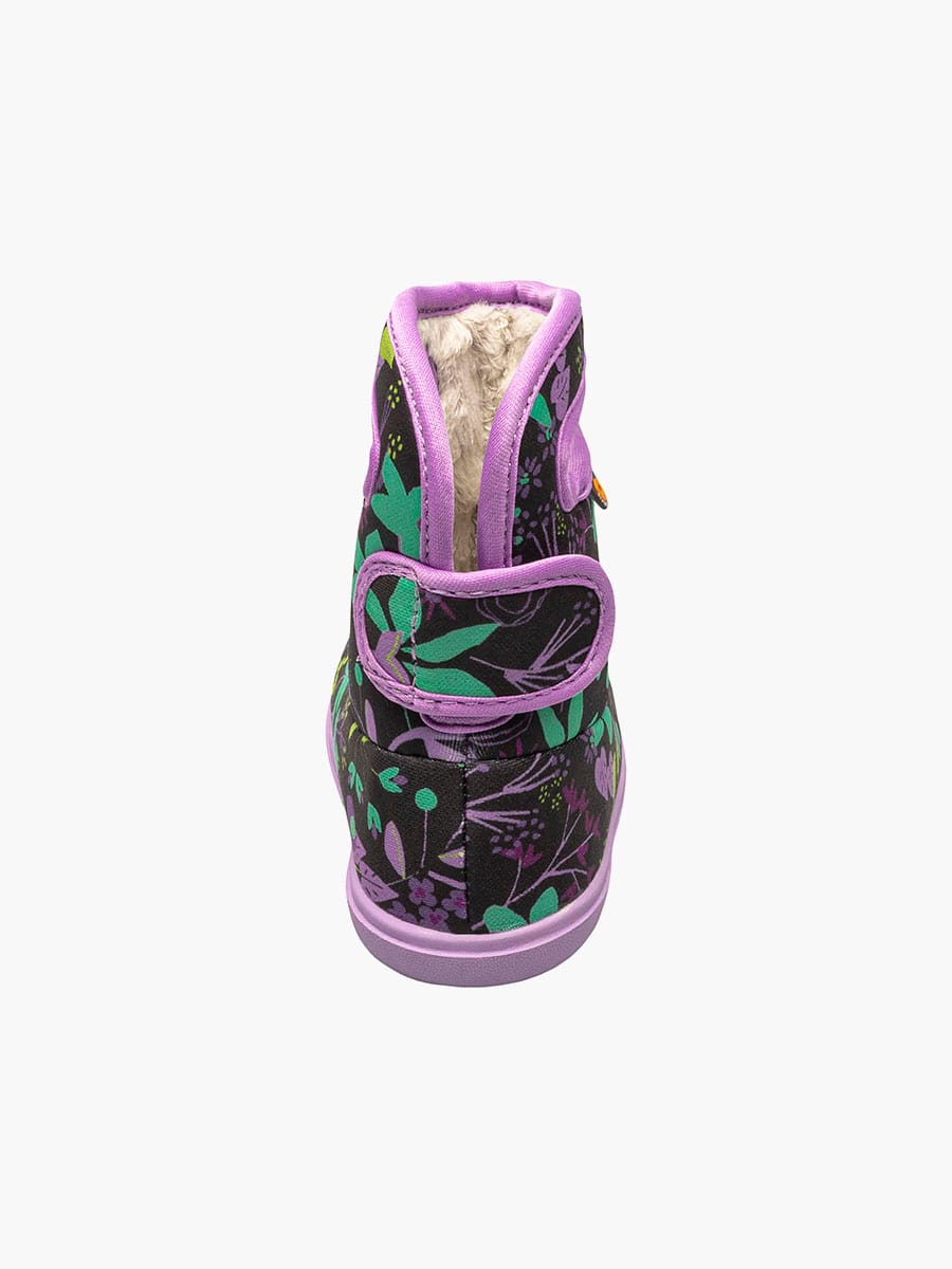 Baby Bogs II Cartoon Flower (Black Multi)