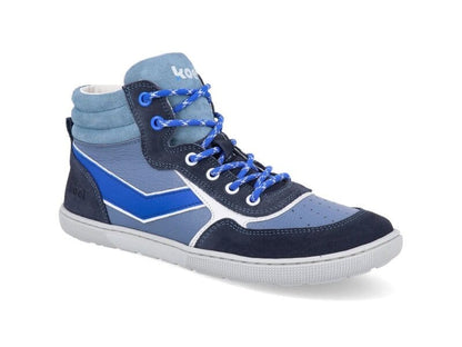 High Sneakers Danish Napa (navy & light blue)