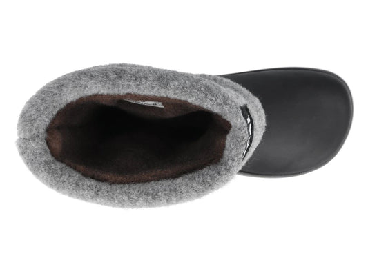 Wellie Bare Boots with socks (black & gray)