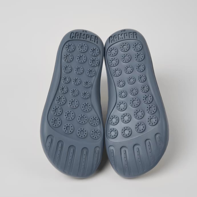 Twins Ankle Boots (blue & brown)