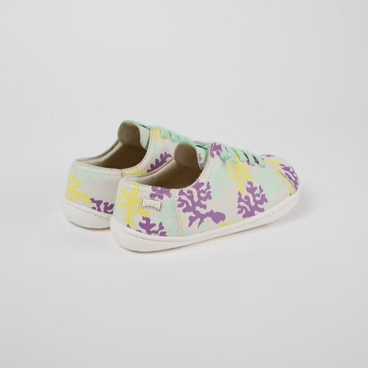 Leather Slip-on Twins (white & multicolored)