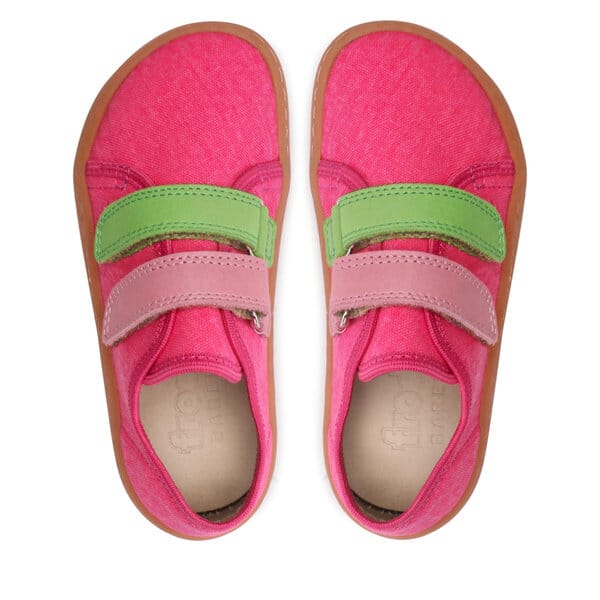 Children's Shoes Canvas (pink & green)