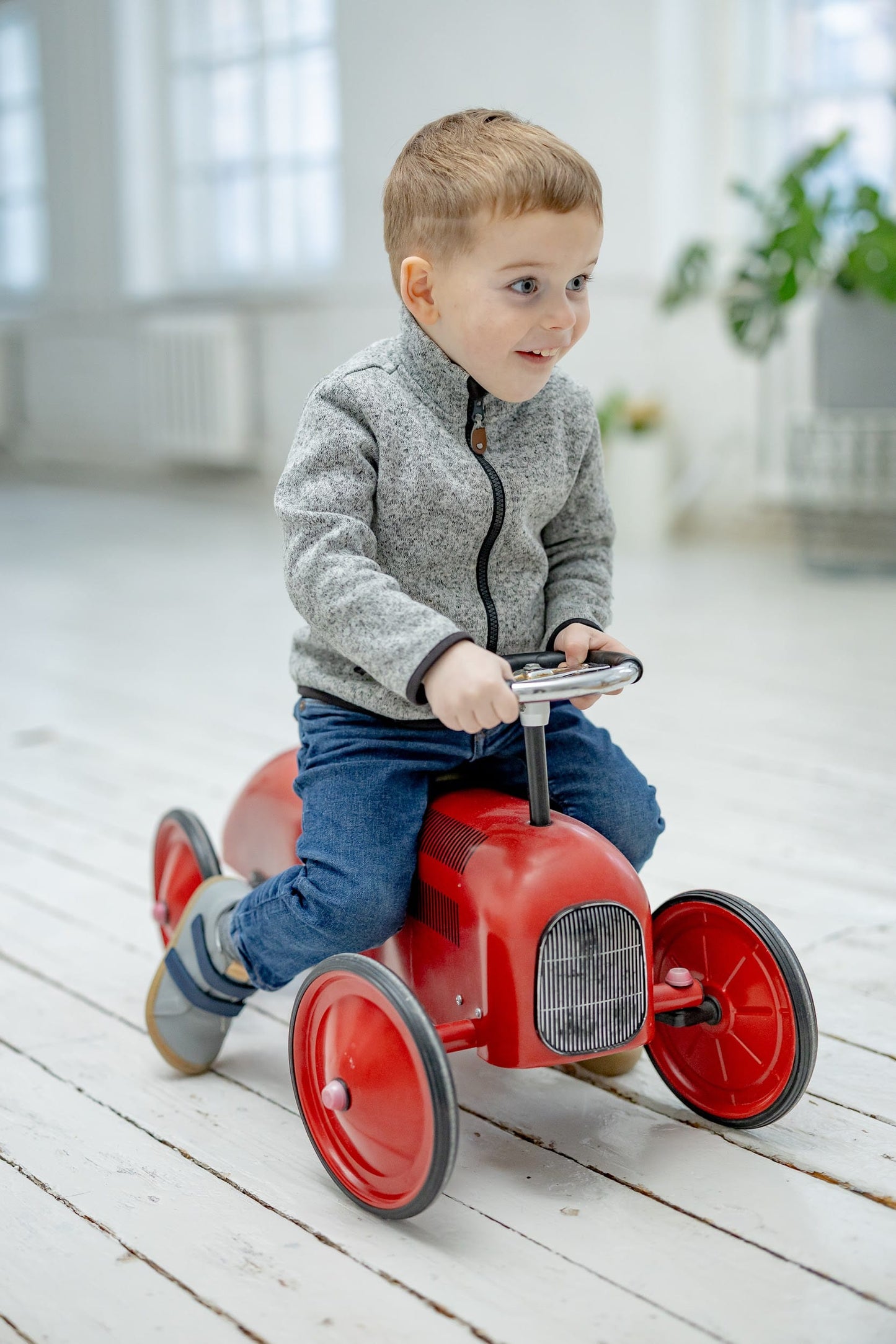 "Roller" Ankle Boots For Kids (grey)