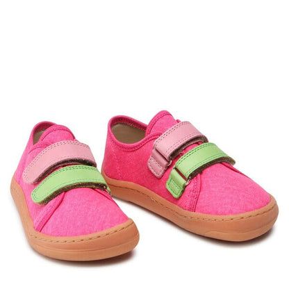 Children's Shoes Canvas (pink & green)