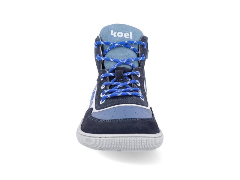 High Sneakers Danish Napa (navy & light blue)