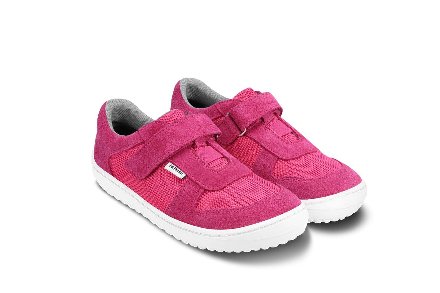 Barefoot Sneakers Joy (dark pink & white)