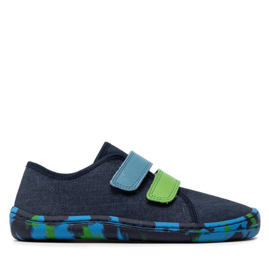 Children's Shoes Canvas (navy & green)