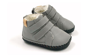 First-walker Barefoot Winter Booties "Redstart 2" (grey)