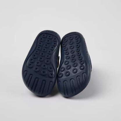 Leather Boots Peu (green & navy)