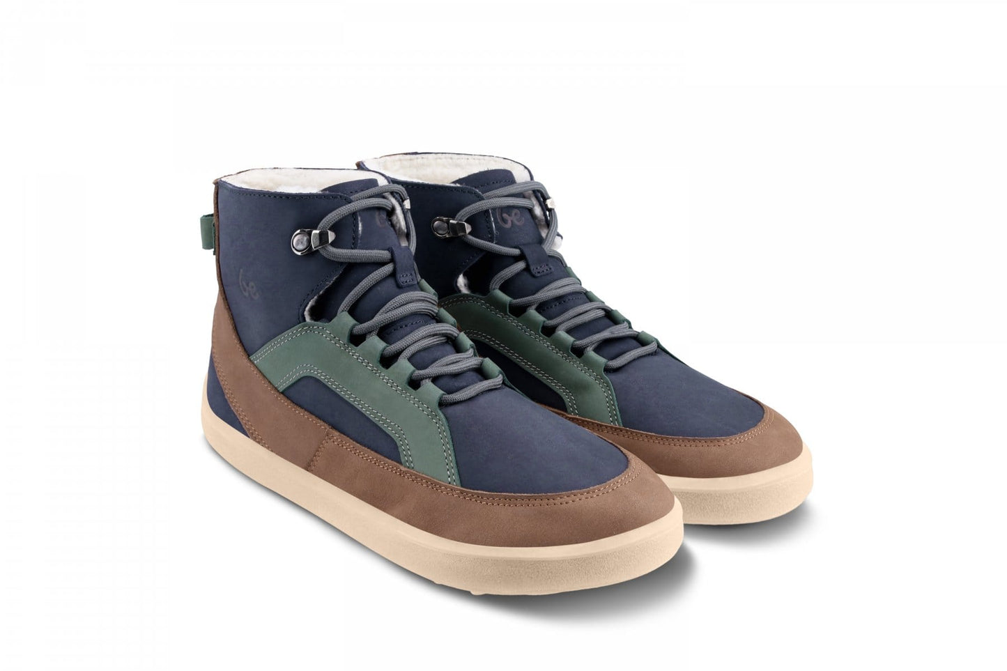 York Boots (navy, brown & beige)