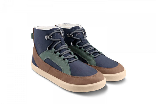 York Boots (navy, brown & beige)
