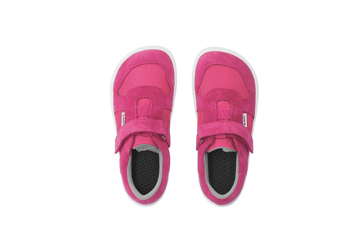 Barefoot Sneakers Joy (dark pink & white)