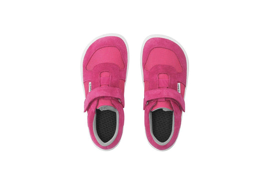 Barefoot Sneakers Joy (dark pink & white)